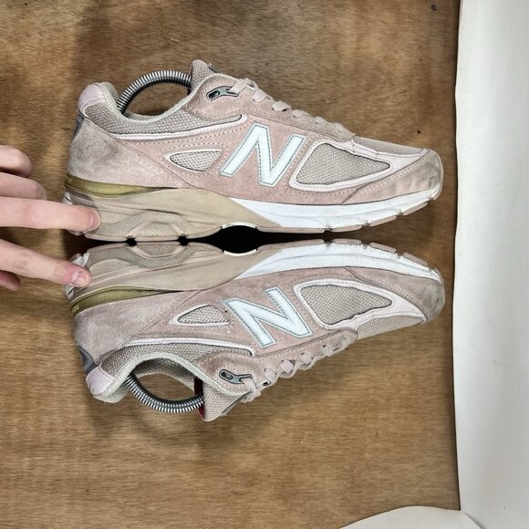 New Balance 990V4 Pink Ribbon (Faded Rose) Men Size 9.5 Shoes Made In USA main image 4